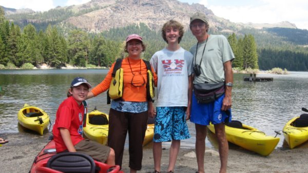 Silver Lake - the kayakers
