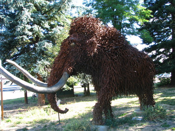 Mammoth sculpture