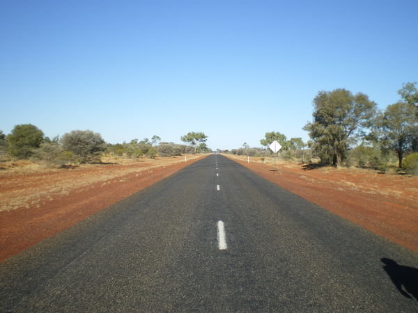 Driving in the outback