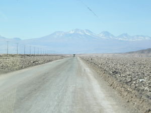 The Andes in the distance