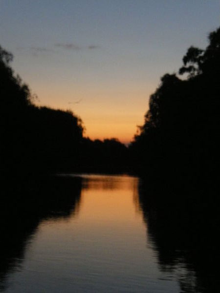 Sunset on the River Yacuma