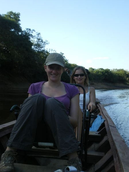 Deaks and I on our Pampas boat
