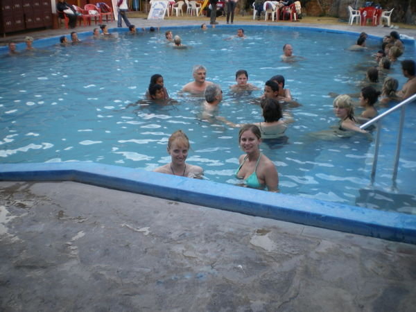 In the thermal baths