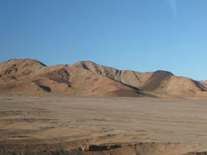 Gjennom Atacama-orkenen, paa vei til Chanaral