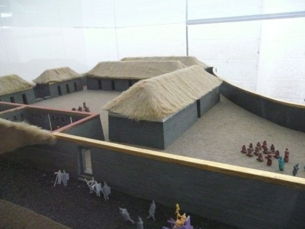 Modell av tempelomraadet