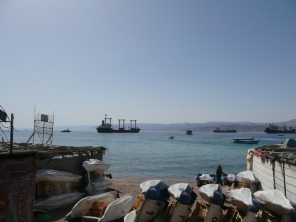 Aqaba - strandpromenaden