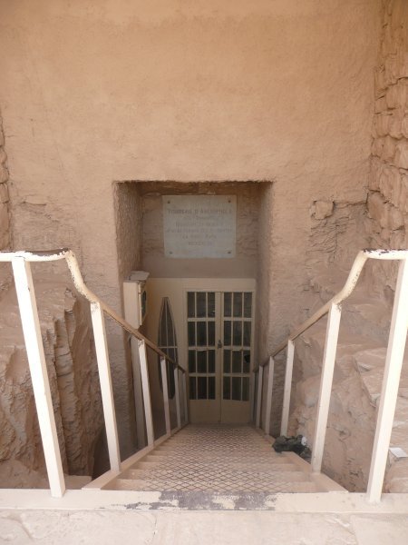 Inngang til Ramses I gravkammer