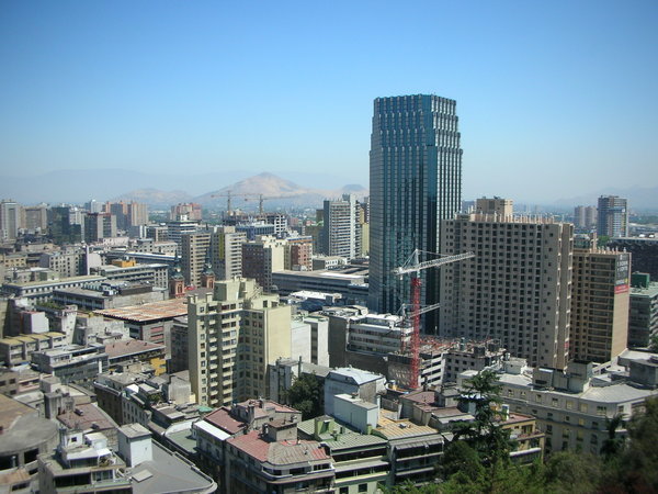 Santiago from Cerro Santa Lucía