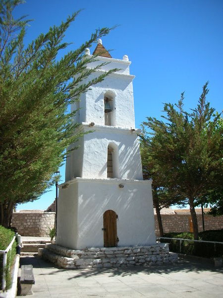 Bell tower in Toconao