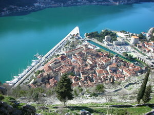 Best vista of Kotor Stari Grad