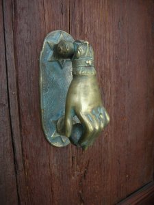 Typical doorknob 