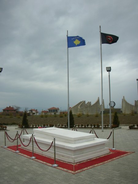 Tomb of Ibrahim Rugova, the 'Father of the Nation'