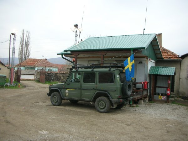 Swedish KFOR jeep