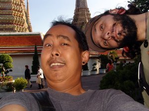 Me and Toom at Wat Pho