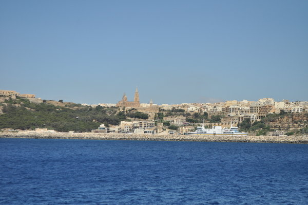 Approaching Mġarr Harbour in Gozo