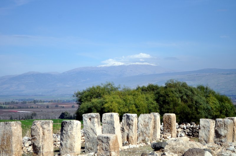 Mount Hermon in the background