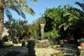 Statue in front of Capernaum