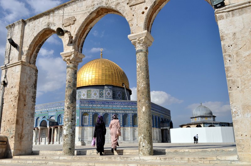 Dome of the Rock and arches
