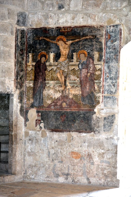 Crucifixion fresco