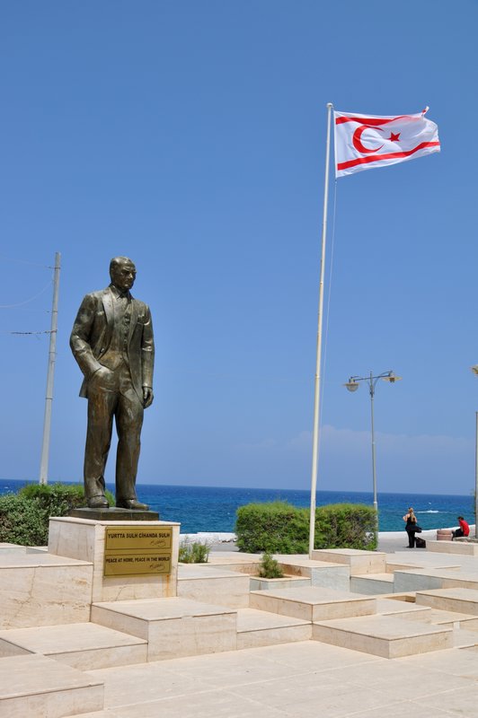 The first of too many Atatürk-statues in North Cyprus
