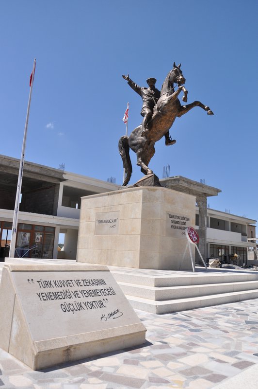 Equestrian statue of Mustafa Kemal Atatürk, the 'Father of Turks'