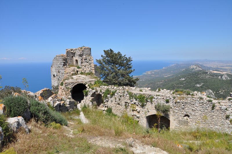 Kantara Castle with Karpas Peninsula in the background | Photo