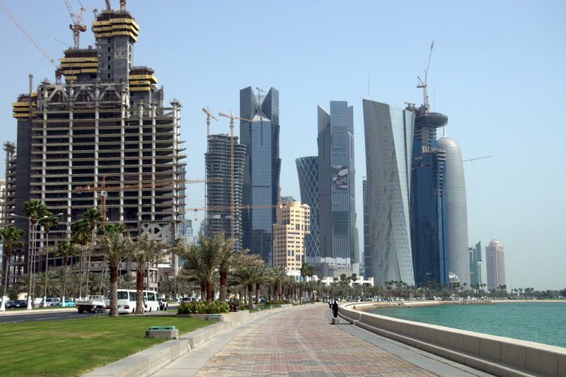 Corniche and skyscrapers