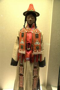 Yugur ceremonial dress