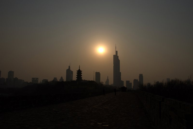 Nanjing skyline from City Walls