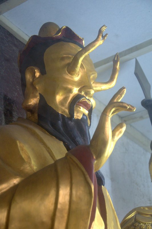 Weird Buddhist statue