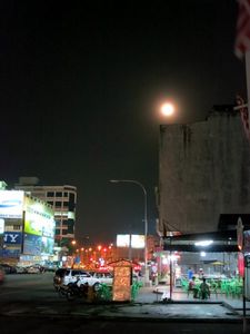 Night street scene