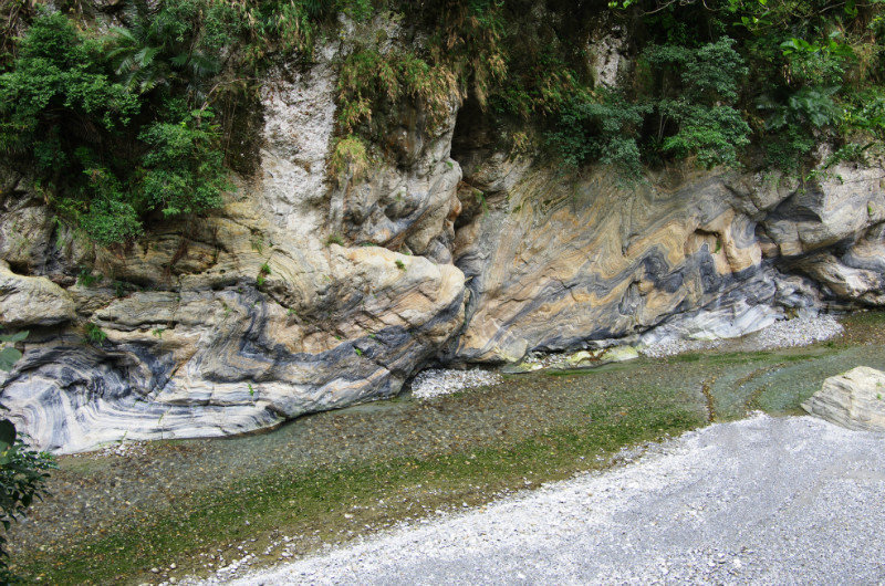 Crazy rock patterns at Shakadang River Valley