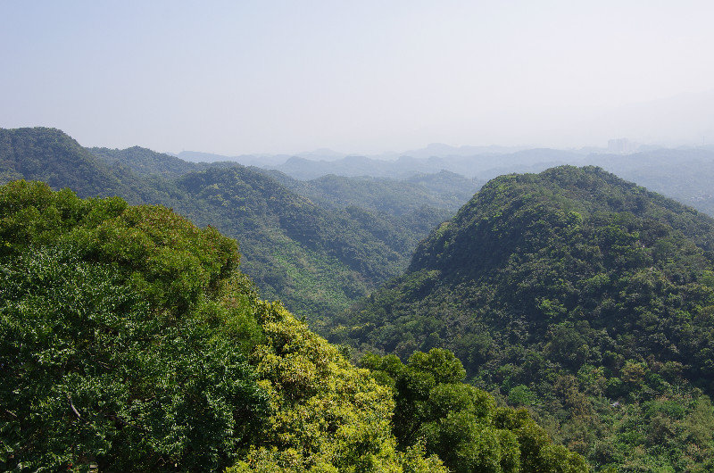 Hills and mountains around Mt. Bishan