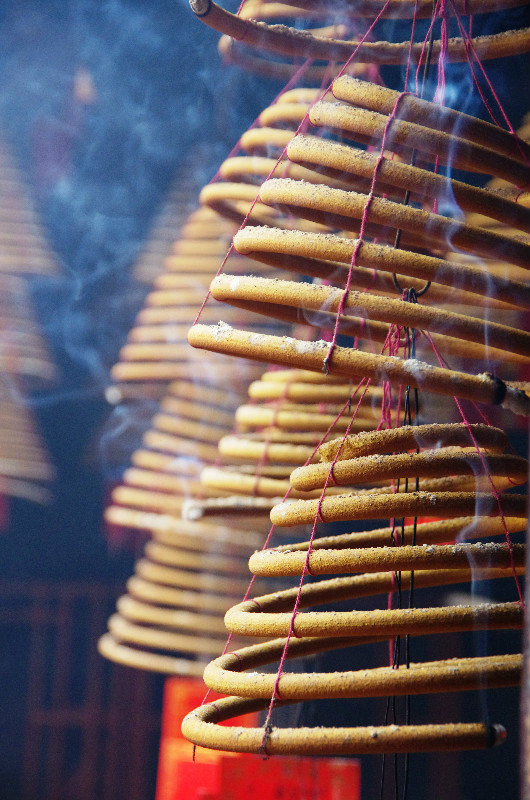 Incense spiral detail