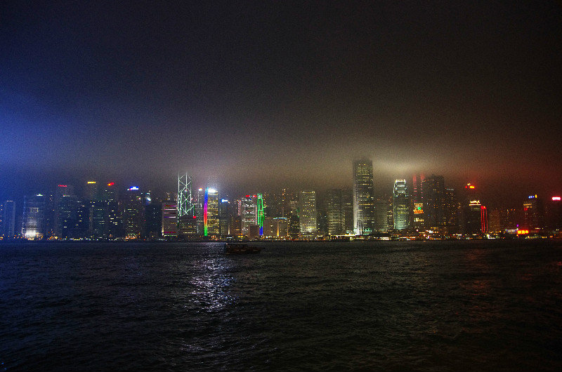 Central Hong Kong by night
