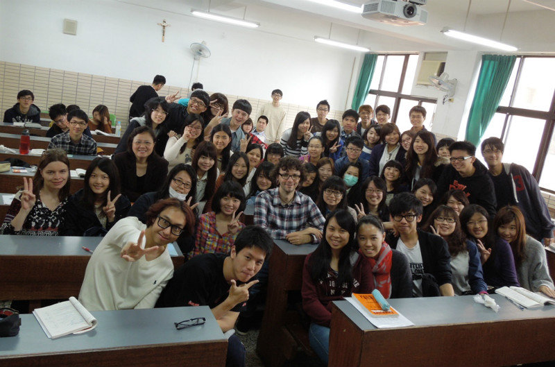 Me with first year law students