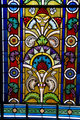 Beautifully painted synagogue window