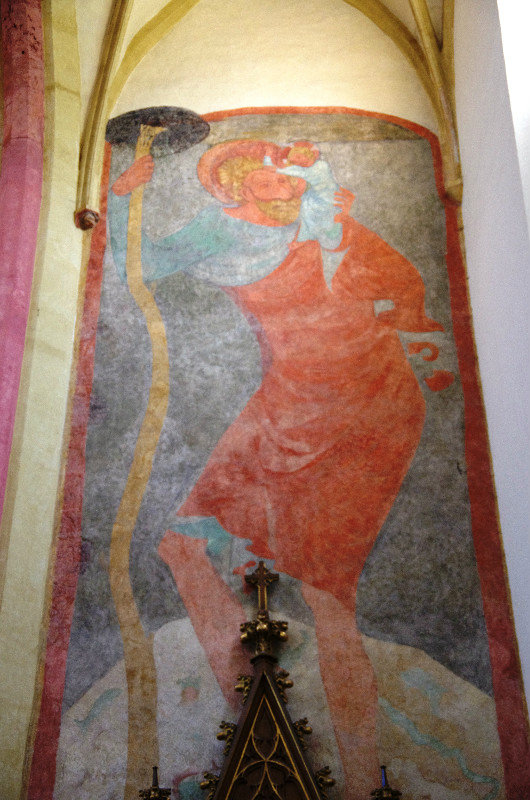 Interesting fresco inside Dominican Monastery