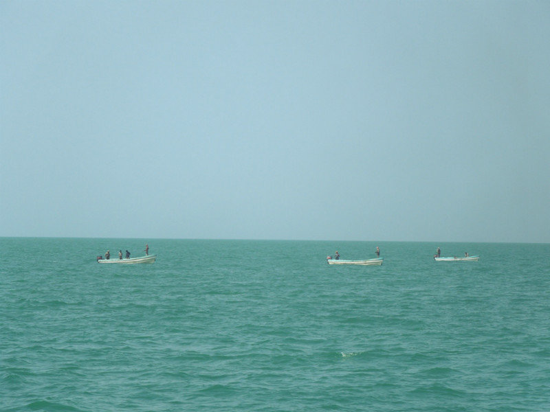 Fishermen in the Masirah Channel
