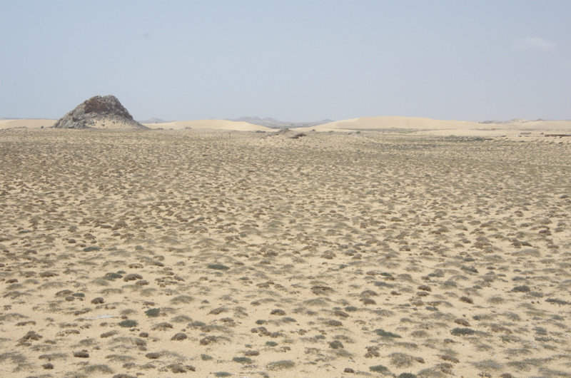 Desert landscape south of Sur