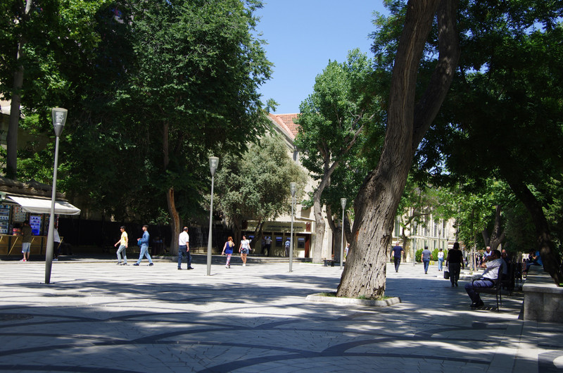 Baku street scene