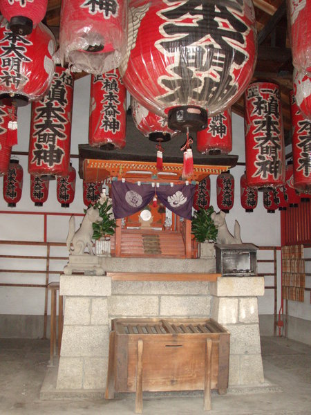 One of the shrines in Kyoto