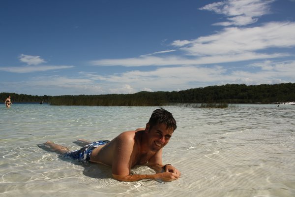 Relaxing at Lake Birrabeen