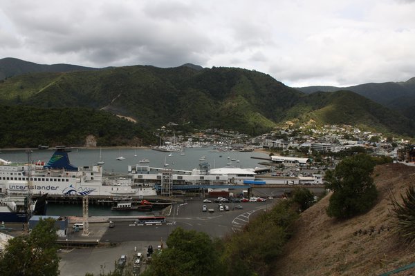 Arrival in Picton
