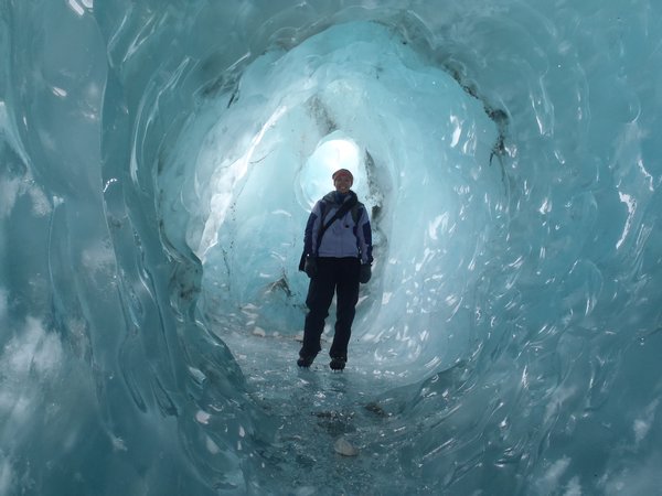 One of the ice caves