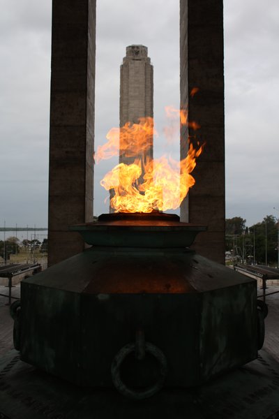 The flame that permanently burns in the name of the lost soldiers