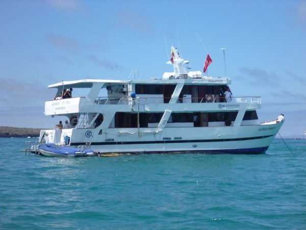 Our boat, the Galapagos Adventure 2
