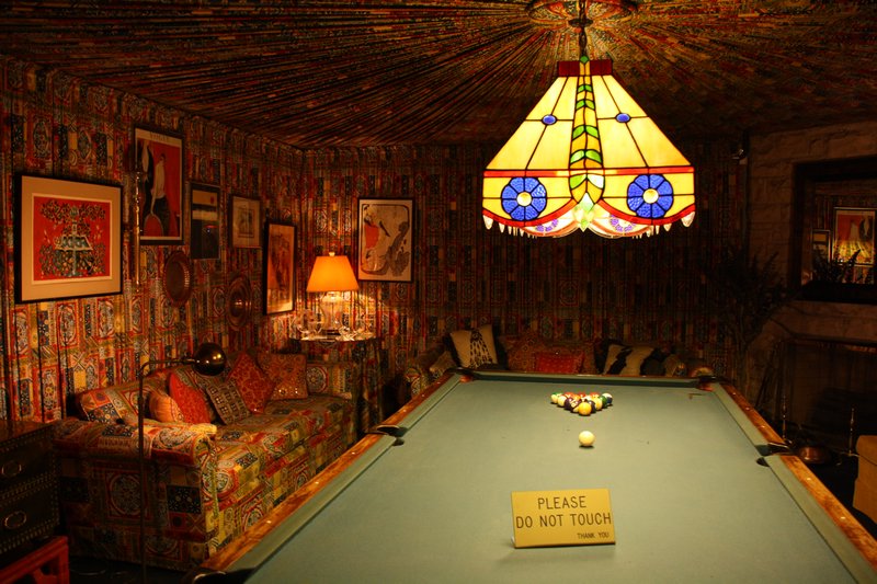 The pool room at Graceland