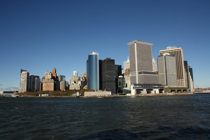 View of Manhattan from the Staten Island ferry