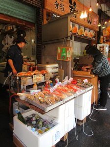 Seafood at Tsukiji Outer Market